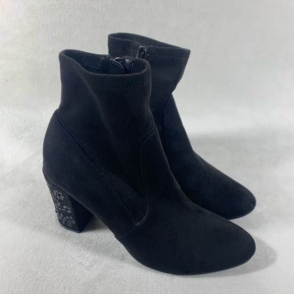 Steve Madden Aubree Ankle Boots Black Sz 7.5M - Picture 12 of 12